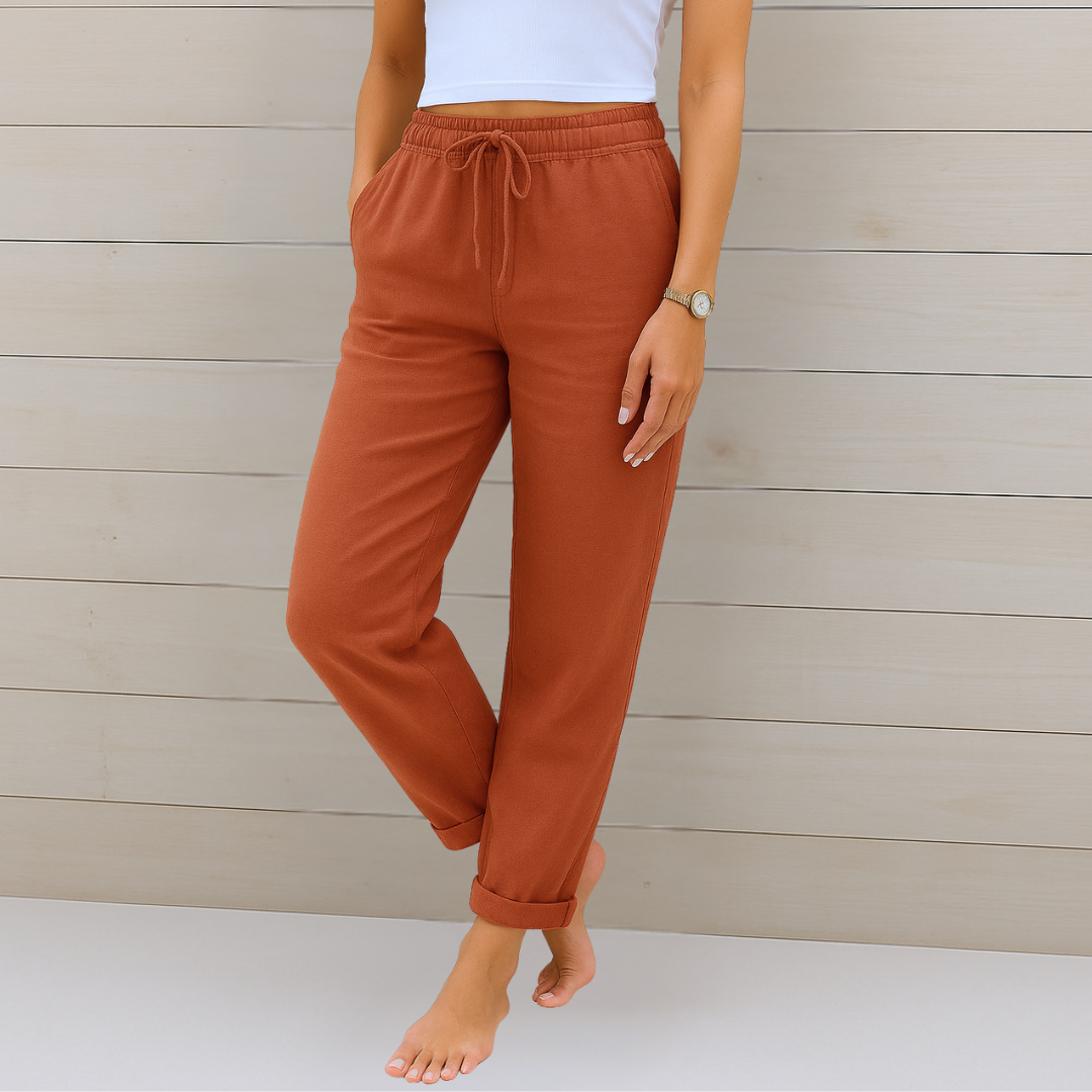 Königsallee Atelier™ | Leinen Stretchhose