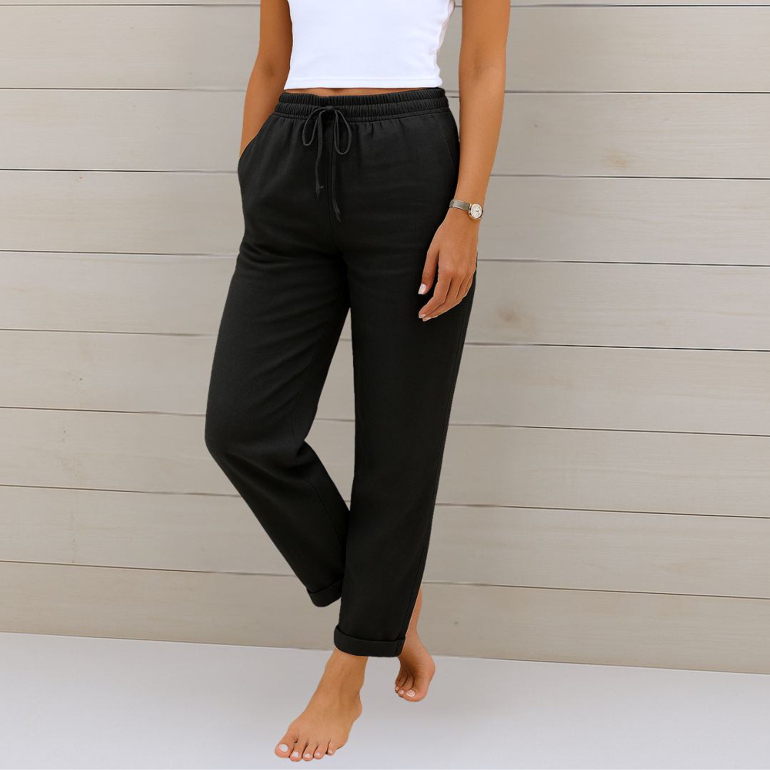 Königsallee Atelier™ | Leinen Stretchhose