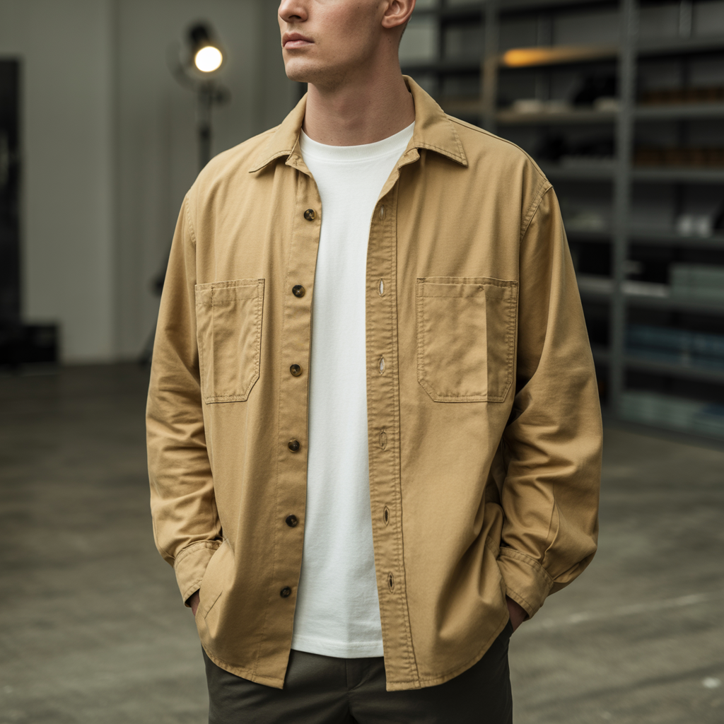 Königsallee Atelier™ | Vintage-Arbeitsshirt für Herren